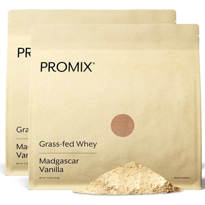 Promix Whey Protein Powder, Vanilla - 5lb Bulk - Grass-Fed & 100% All Natural ProMix NutritionUS supplements