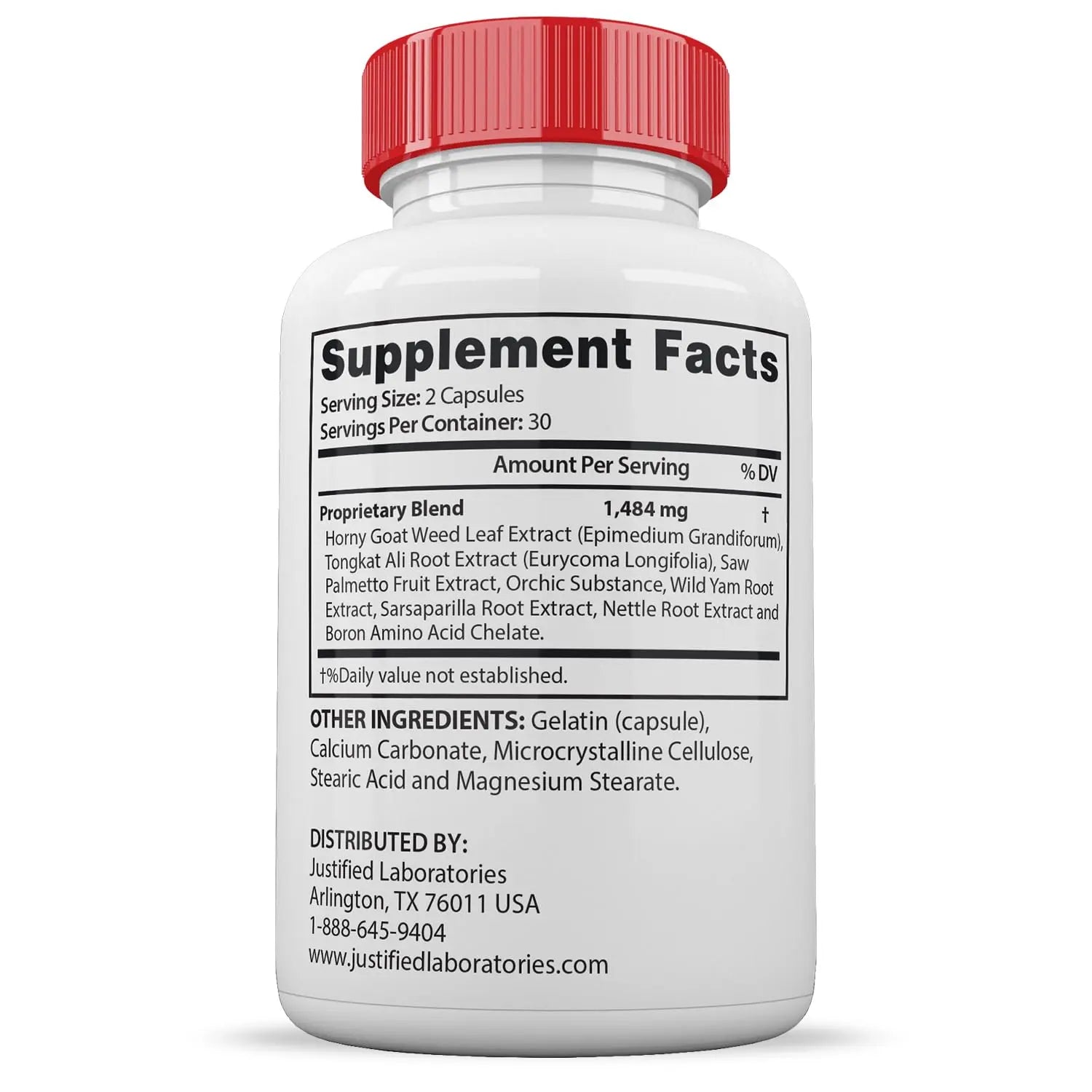 (2 Pack) Vital Grow XL Pills 1484MG Advanced Formula Proprietary Blend for Men 60 Capsules Justified Laboratoriesnz supplements