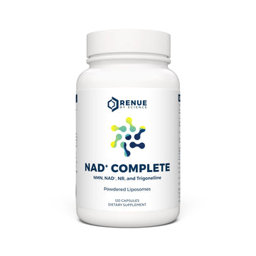 RENUE by SCIENCE NAD+ Complete | 120 Liposomal NAD Supplement Capsules with NMN, NR & Trigonelline - 210mg NMN & 160mg NAD per Serving | Bioavailable Formula for Increased Absorption | Made in the USA Renue By ScienceUS supplements