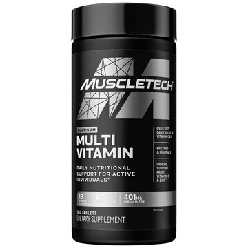 Muscletech Multivitamin for Men & Women Platinum Multivitamin | Vitamin C for Immune MuscleTechUS supplements