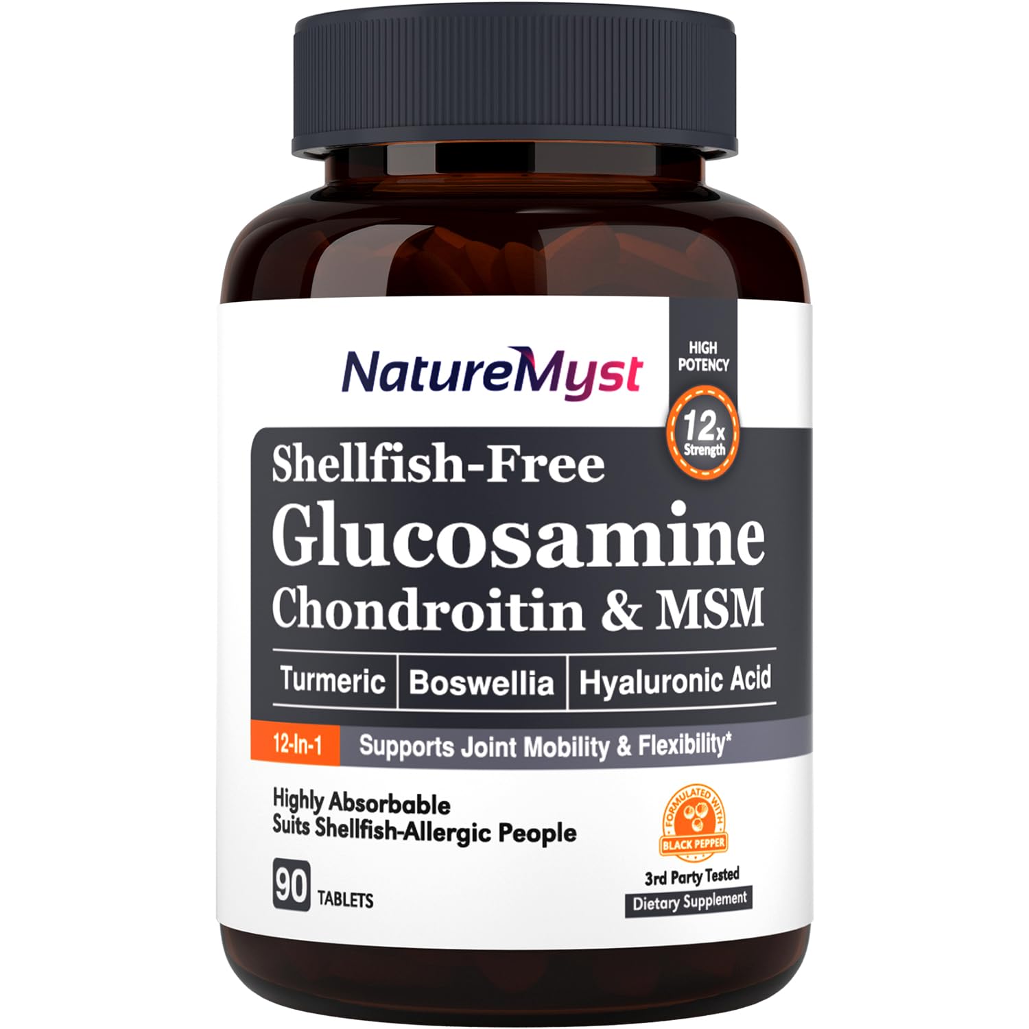 NatureMyst Glucosamine Chondroitin & MSM, Turmeric, Boswellia, Collagen, Hyaluronic NatureMystUS supplements