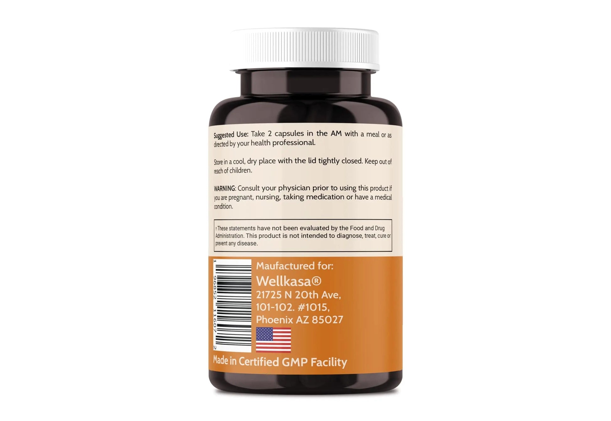 Wellkasa Migra-Well AM: Energizing Daily Methylated Multivitamin with Bioavailable Minerals & Antioxidants Supporting Brain WellkasaAu supplements