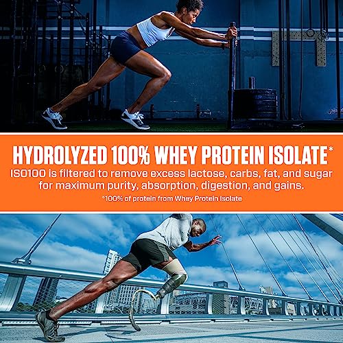 Dymatize ISO100 Hydrolyzed Protein Powder in Dunkin' Mocha Latte Flavor, 100% Whey DymatizeUS supplements