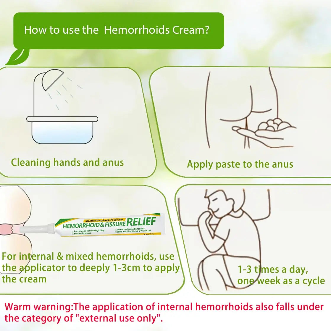 CainNeks Hemorrhoid & Fissure Relief Ointment 20g– 4% Lidocaine Maximum Strength Hemorrhoid Cream, Fast Itching Burning Swelling Relief, Herbs Fast Acting Ingredients. 0.7 oz. CainNeksAu supplements
