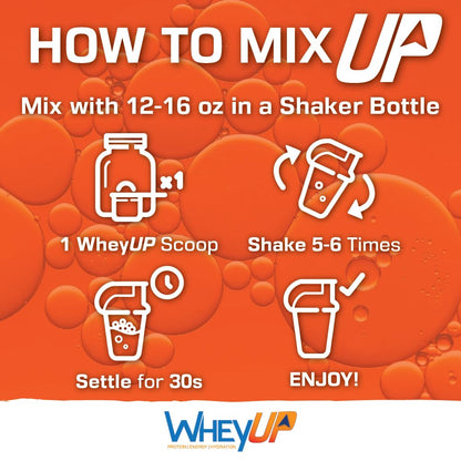WheyUP Clear Whey Isolate Protein Powder, Blue Raspberry - 150mg Caffeine - 20 Servings WheyUPUS supplements