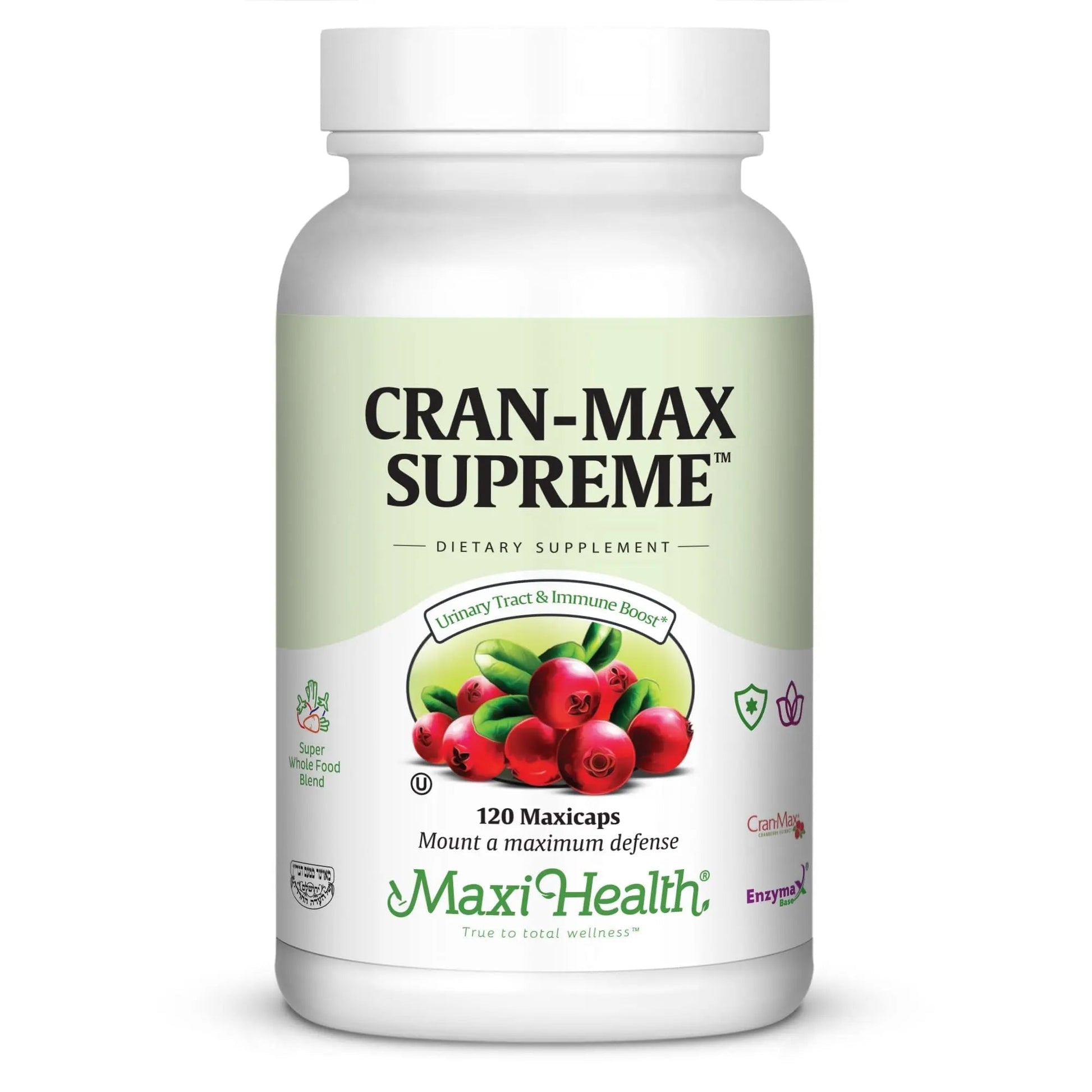 Maxi Health Cranberry Supplement for Urinary Tract & Immune Boost – Cranberry Pills for Women and Men with MSM & Oregano – 120 Capsules Maxi HealthAu supplements