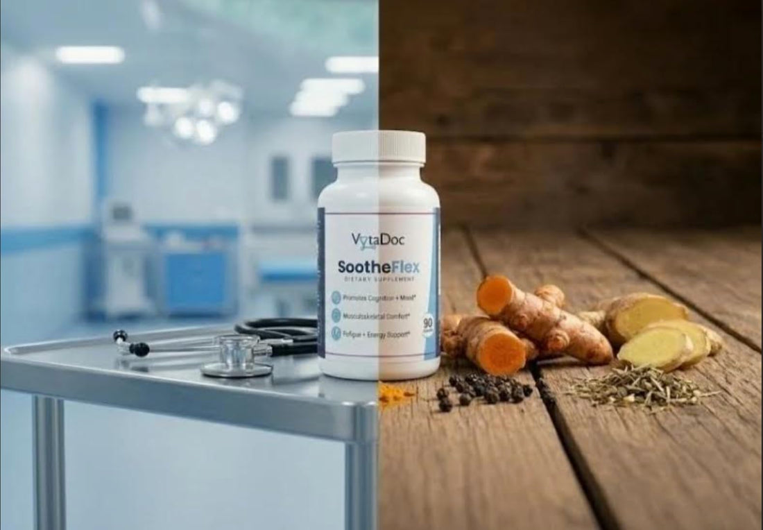VytaDoc SootheFlex Joint, Energy & Mood Support for Women | Turmeric 900mg, Ferrochel® Iron, Magnesium Malate, Vitamin D3, Ginger, Selenium | 90 Capsules | Gentle Iron — Easy on Digestion VytaDocAu supplements
