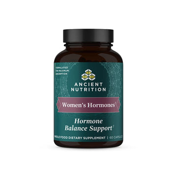 Ancient Nutrition Women's Hormones, Helps Reduce Stress, Supports Energy, Hormone Balance, Gluten Free, Paleo and Keto Friendly, 60 Capsules Ancient NutritionAu supplements