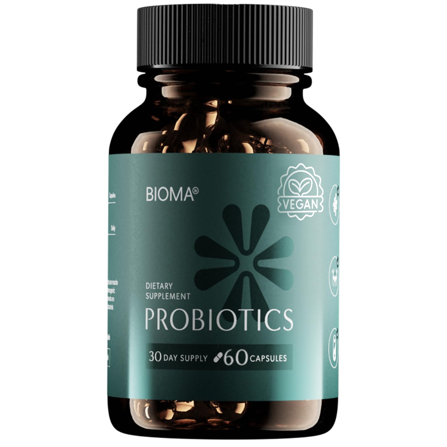 BIOMA Probiotics for Digestive Health, 3 in 1 Gut Health Probiotics and Prebiotics/Postbiotics BIOMAUS supplements