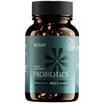 BIOMA Probiotics for Digestive Health, 3 in 1 Gut Health Probiotics and Prebiotics/Postbiotics BIOMAUS supplements