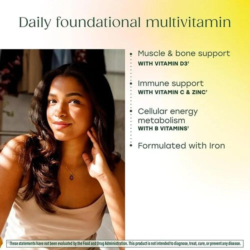 MegaFood One Daily Multivitamin for Women and Men, Immune Support Supplement with Real Food, Vitamin C & Vitamin B, Bone Health, Cellular Energy Metabolism, Vegetarian, Non-GMO, 90 Tablets MegaFoodnz supplements