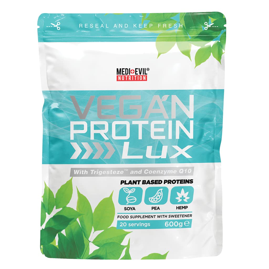 Medi-Evil Nutrition Vegan Protein Powder, Natural Ingredients, Gluten Free and Vegetarian Medi-EvilAu supplements