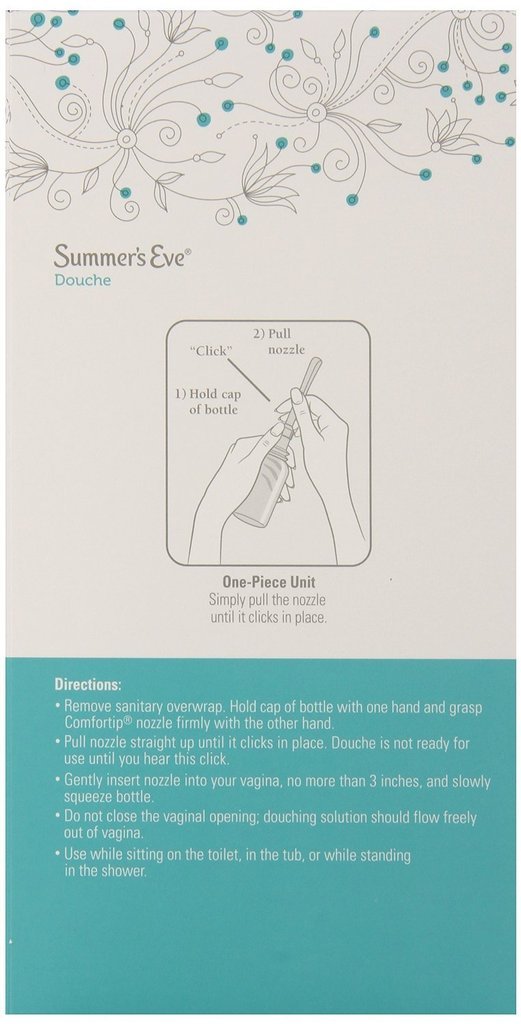 (Pack of 4 Bottles) Summer's Eve Fresh Scent Douche Vinegar & Water, Feminine Wash, 4.5oz Bottles Summer's EveAu supplements