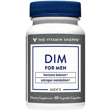 The Vitamin Shoppe DIM Men with BioPerine 200mg - Hormone Balance | Estrogen Metabolism Support | 60 Capsules | Enhanced Absorption The Vitamin ShoppeAu supplements