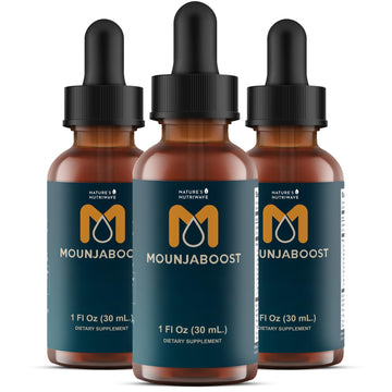 Mounjaboost – Natural Herbal & Plant-Based Supplement with 6 Exotic Nutrients & Botanicals – Made in USA, GMP-Certified, Non-GMO, Easy-to-Take – 30 mL, 3 Month Supply Nature’s NutriWaveAu supplements