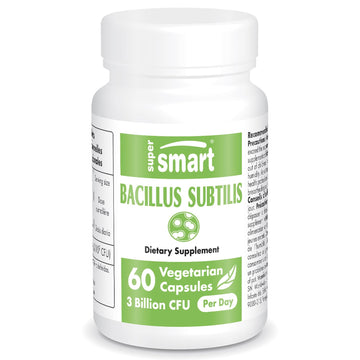 Supersmart - Bacillus Subtilis 3 Billion CFU per Day (High Potency) - Spore Probiotic SupersmartUS supplements