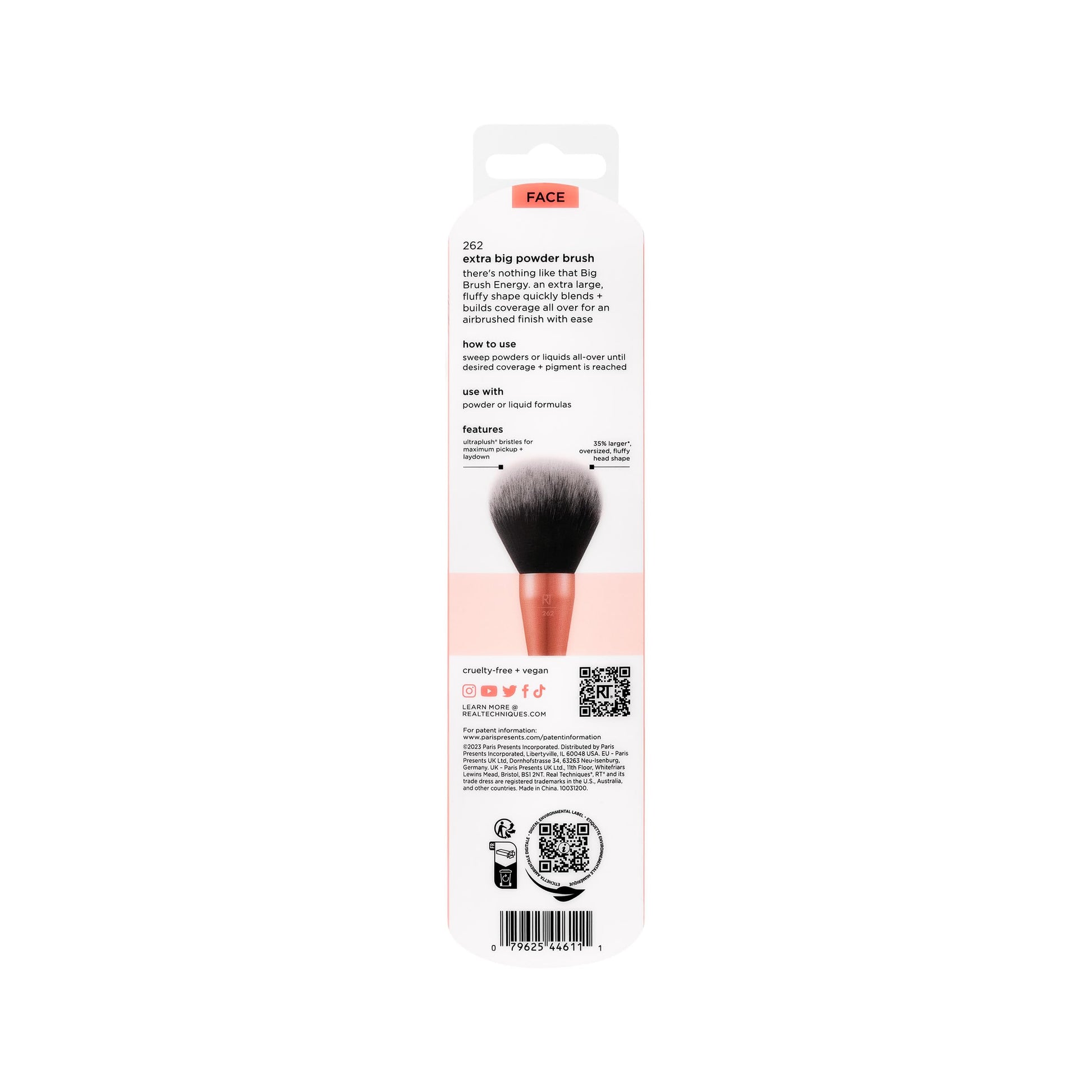 Real Techniques Extra Big Powder Brush, Large Makeup Brush For Powder, Fluffy Head For All-Over Setting, XL Oversized Brush For Quick Application, Cruelty-Free, Synthetic Bristles, 1 Count Real TechniquesAu supplements