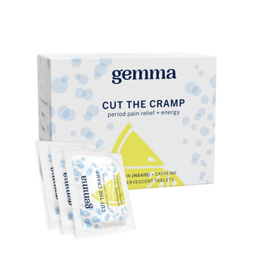 Gemma Cut The Cramp - Fast Menstrual Cramp & Period Pain Relief - Multi-Symptom Formula Treats Menstrual Cramps, Fatigue, Bloating, Headache in 15 Minutes GemmaAu supplements