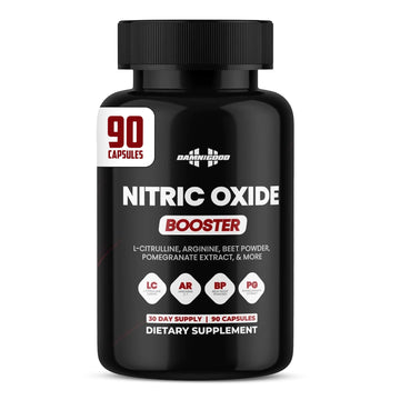 DAMN GOOD The Hodge Twins Nitric Oxide Booster – Beet Root Nitric Oxide & Arginine Citrulline Supplement, Pomegranate Blend for Workout Drive, Endurance Support & Pump Power - 90 Capsules DAMN GOODAu supplements