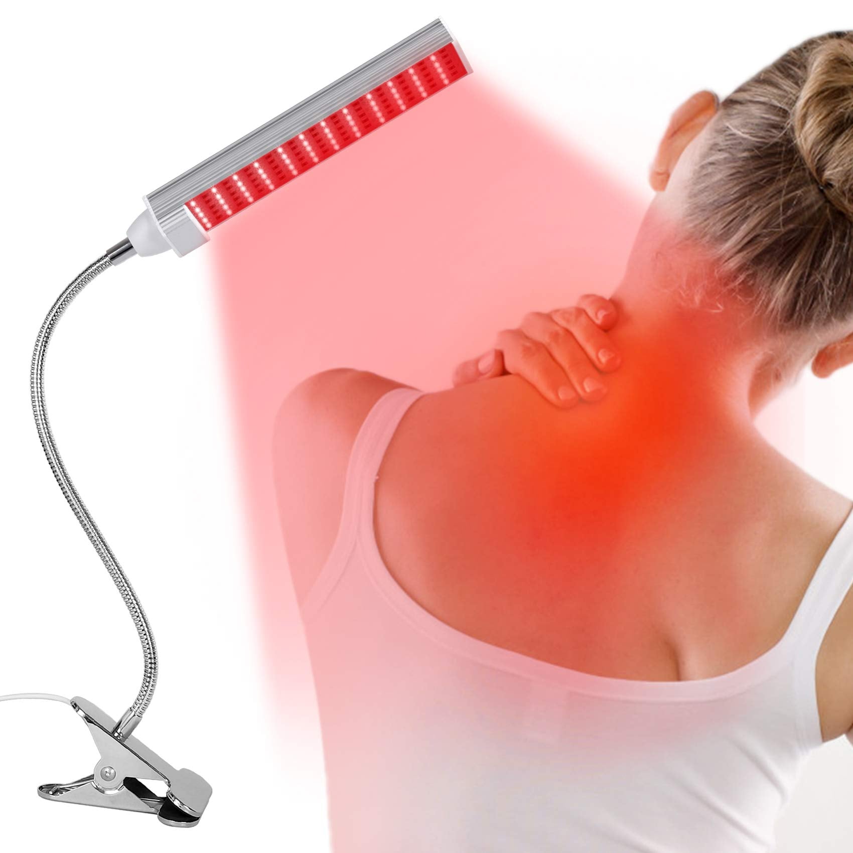 MAINENG Infrared & Red Light Therapy Lamp with Timer, 660nm & 850nm LED - M7685 MAINENGAu supplements