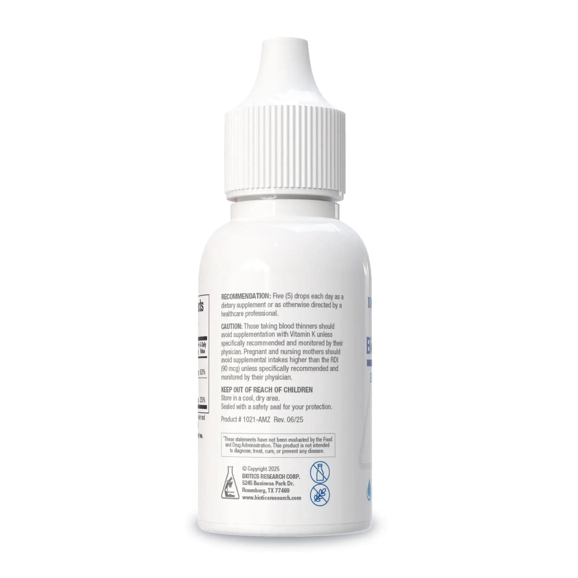 Biotics Research Bio-DK-Mulsion™–Emulsified Liquid Vitamin D and K, D3 Drops 125 mcg & Vitamin K (K1, K2) 300 mcg MK-7–Supports Stronger Bones BIOTICS RESEARCHAu supplements