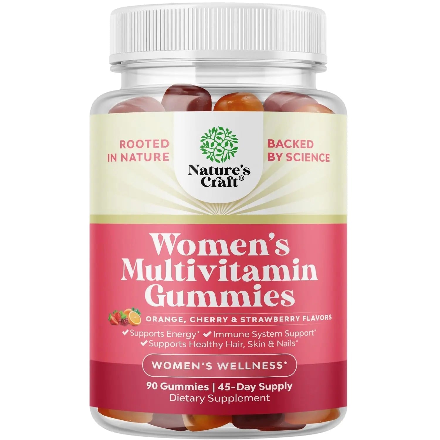 Delicious Daily Multivitamin for Women Gummies - Women's Multivitamin Gummies for Adults Energy and Immunity Natures CraftAu supplements