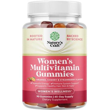 Delicious Daily Multivitamin for Women Gummies - Women's Multivitamin Gummies for Adults Energy and Immunity Natures CraftAu supplements