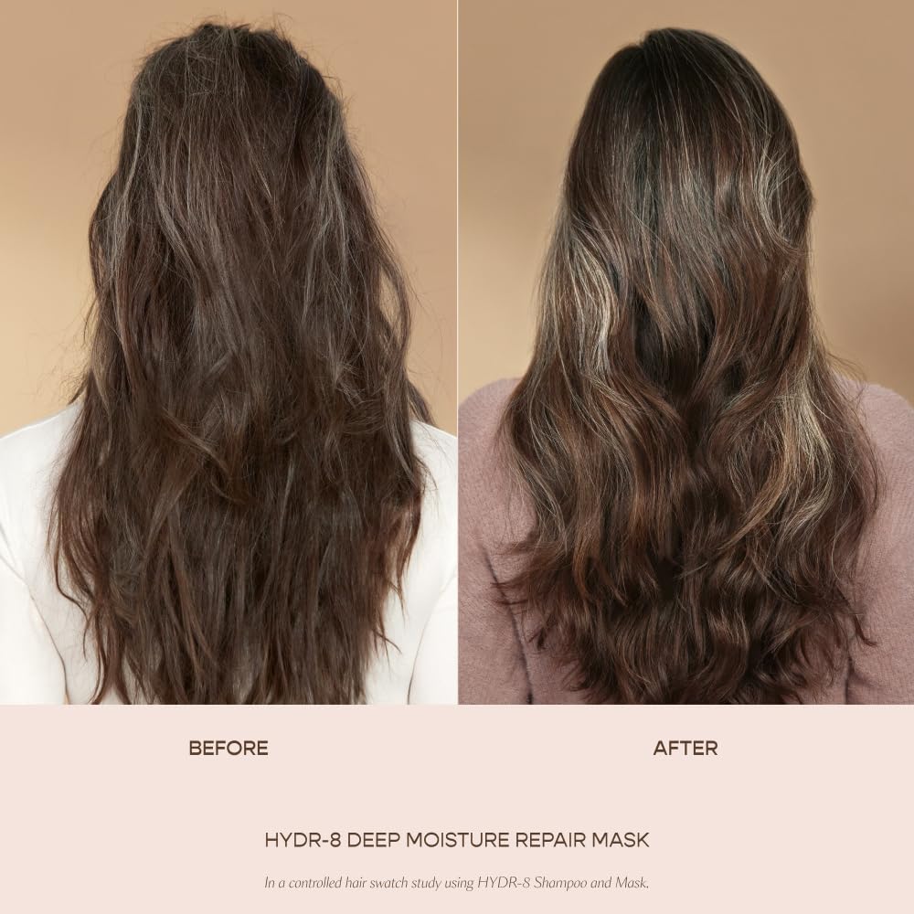 VEGAMOUR HYDR-8 Deep Moisture Repair Mask, Deep Conditioner Hair Mask Formulated Without Sulfates for Dry, Damaged, Frizzy Hair, Floral & Vanilla Scent, 5 fl. oz. VEGAMOURAu supplements
