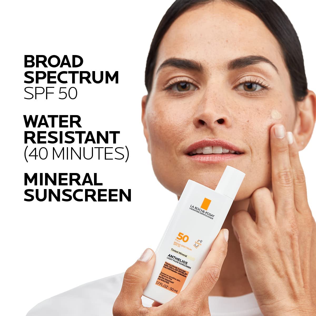 La Roche-Posay Anthelios Tinted Sunscreen SPF 50, Ultra-Light Fluid La Roche-PosayAu supplements