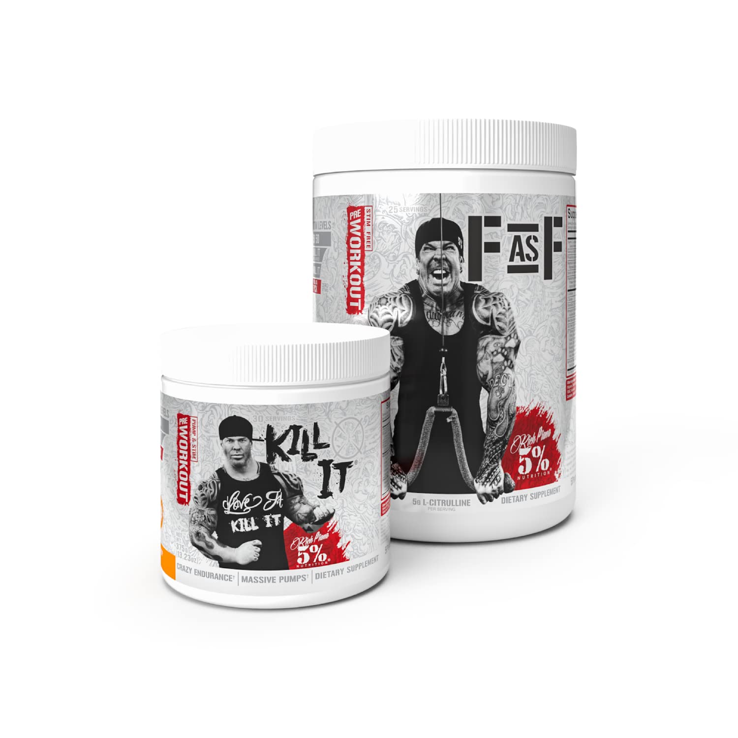 5% Nutrition 2-Stack | Kill It + FasF | Pre-Workout + NO Booster Pre (Select Your Flavors) 5% NutritionAu supplements