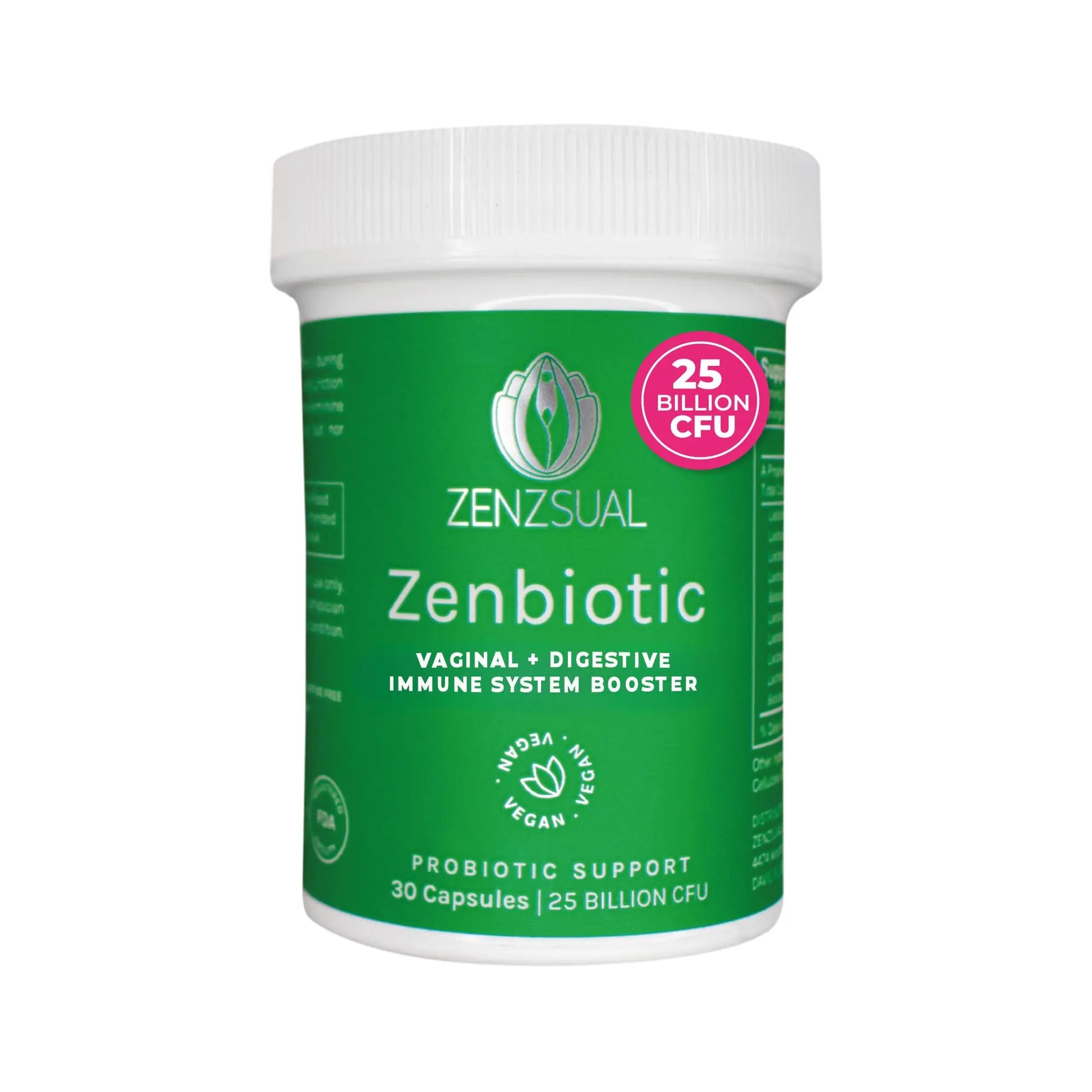 ZENZSUAL Zenbiotic Probiotics Support for Women – 25 Billion CFU, Vaginal Health & pH Balance Support, Odor & Yeast Control, Gut & Digestive Health, Urinary Comfort, Hormone Balance, 30 Vegan Capsules ZENZSUALAu supplements