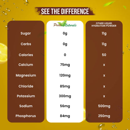Electrolyte Powder - Refreshing Workout Recovery Electrolytes, Sugar Free, Gluten Free Pride Naturals, IncUS supplements