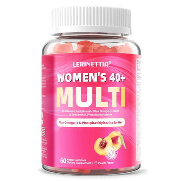 Lerinettia Multivitamin for Women Gummies for 40+ with Omega-3, Niacinamide, B-Complex, Lutein, Iron, Choline, Phosphatidylserine, Vitamin D3 LerinettiaAu supplements