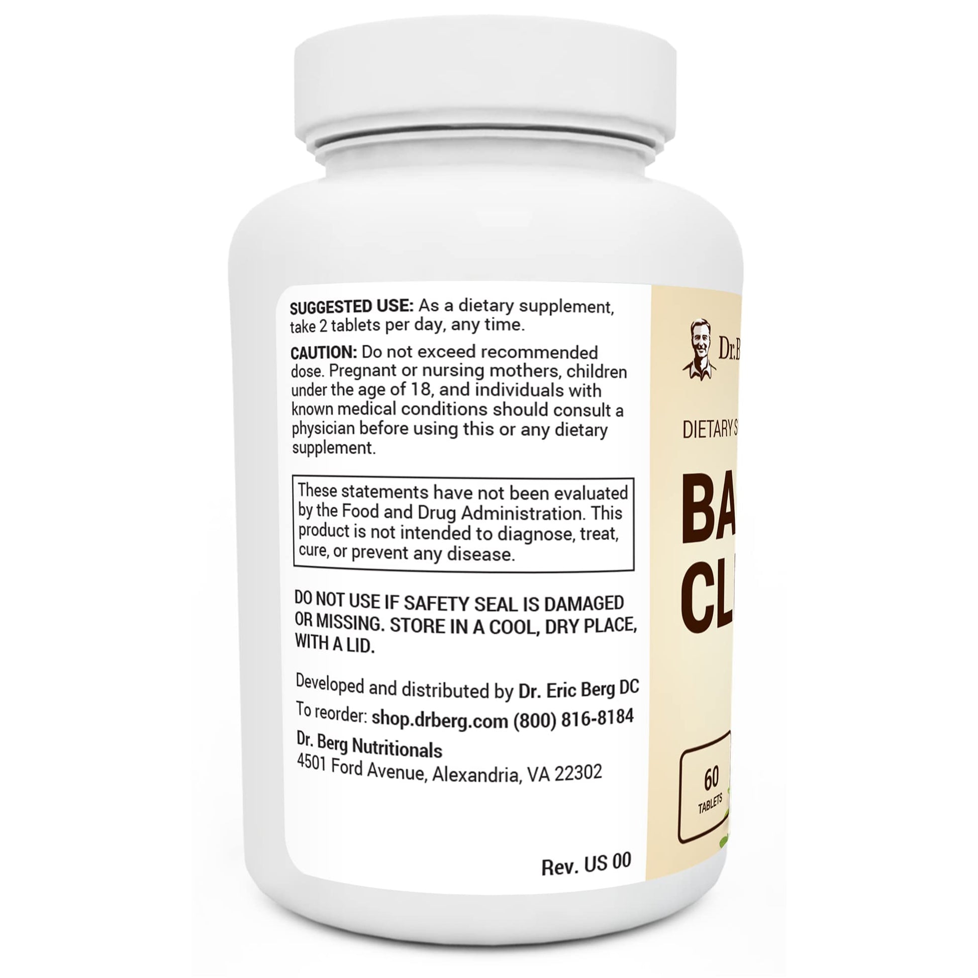 Dr. Berg's Bacti-Cleanse - 8in1 Immune Booster Supplements with Digestive Dr. Berg NutritionalsUS supplements
