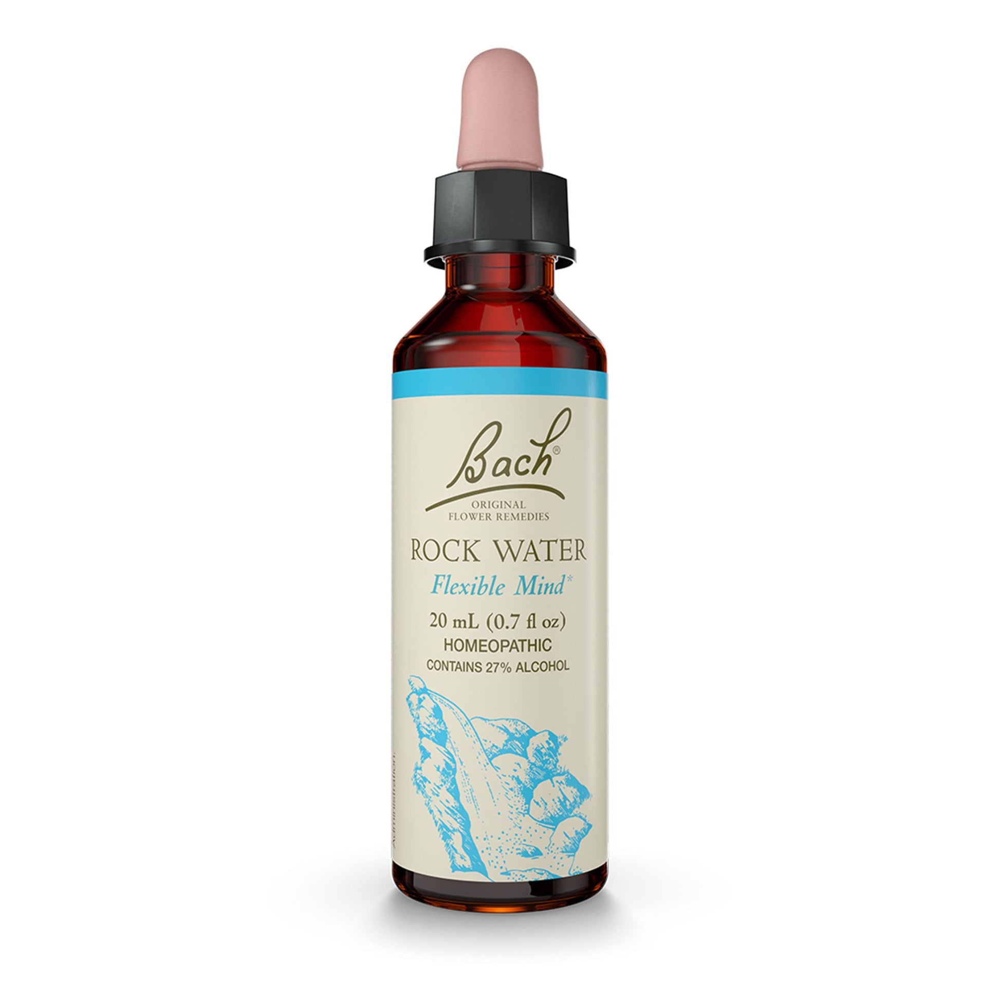 Bach Original Flower Remedies, Rock Water for Flexibility, Natural Homeopathic Flower Essence BachAu supplements