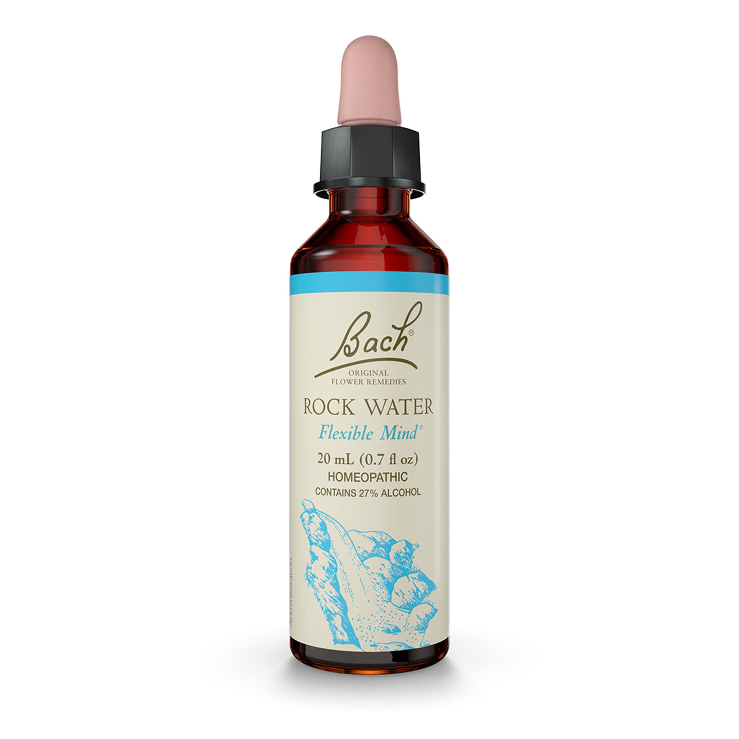 Bach Original Flower Remedies, Rock Water for Flexibility, Natural Homeopathic Flower Essence BachAu supplements