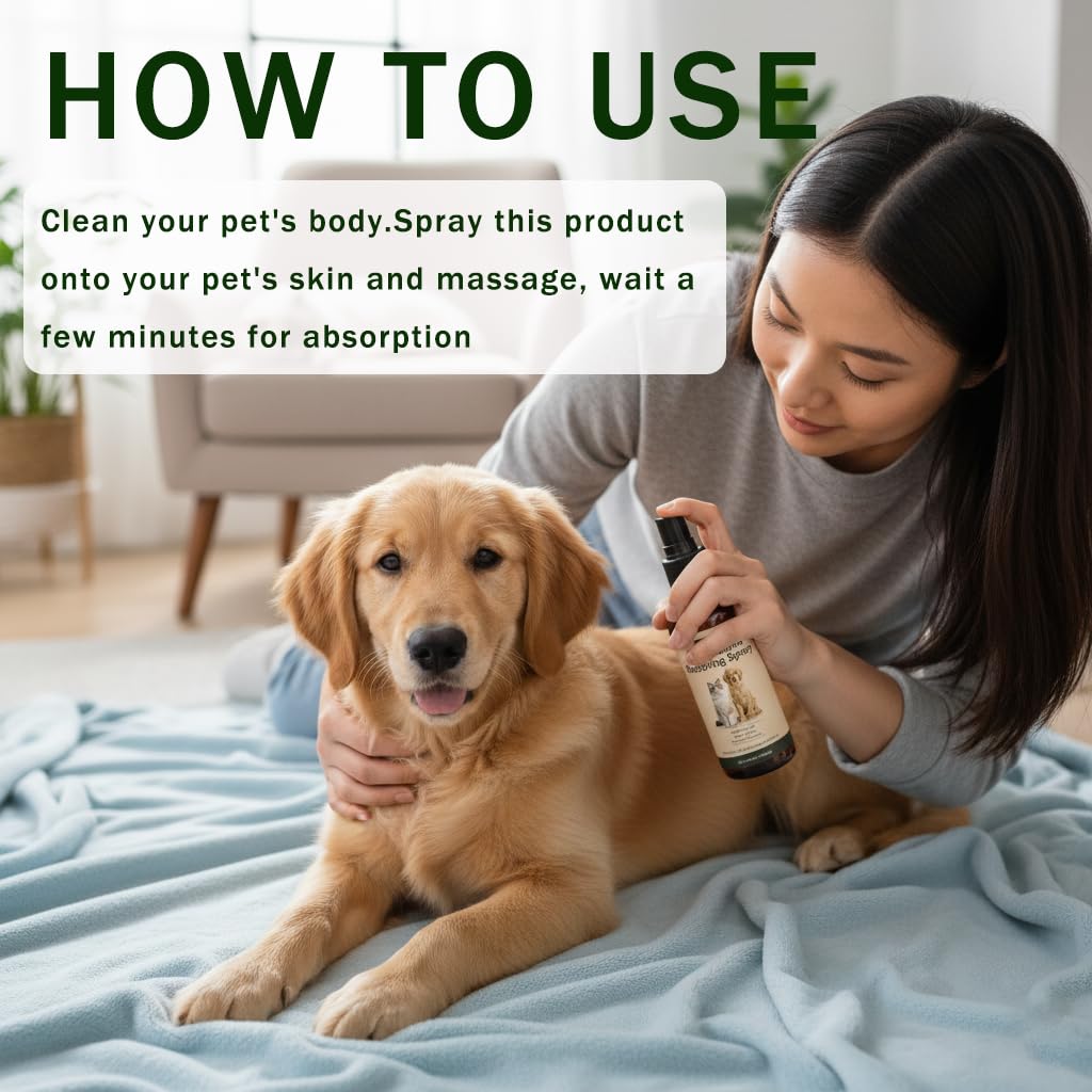 Wanciment NUVON Postbiotic Spray - Hot Spot Treatment for Dogs & Cats - Helps Alleviate Sensitive Skin, Scratching, and Licking of Coat - 3.38 fl oz WancimentAu supplements