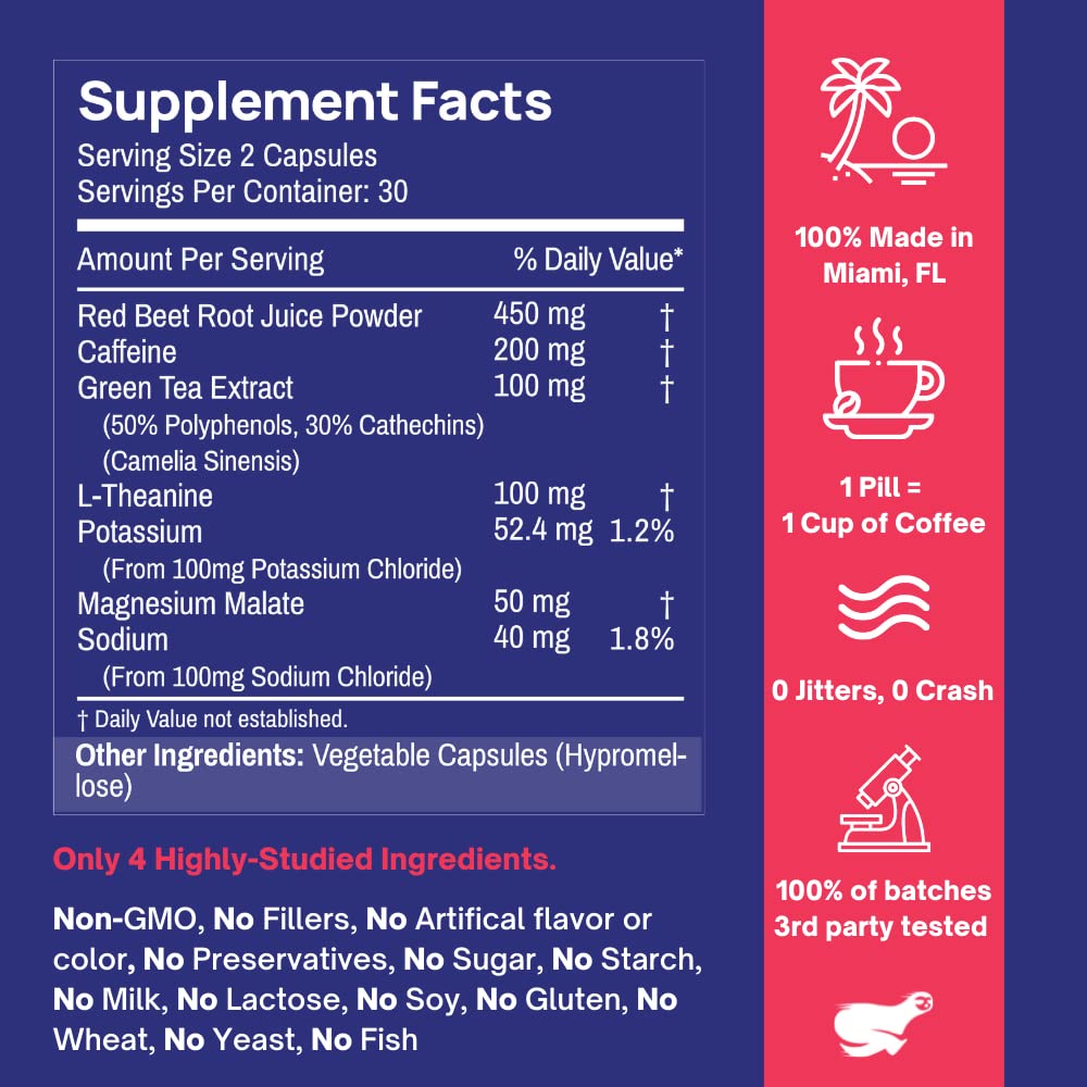 Pre Workout Pills and Creatine HCL Pills Bundle - Endless Energy, Muscle Growth, Endurance Goba TeaAu supplements