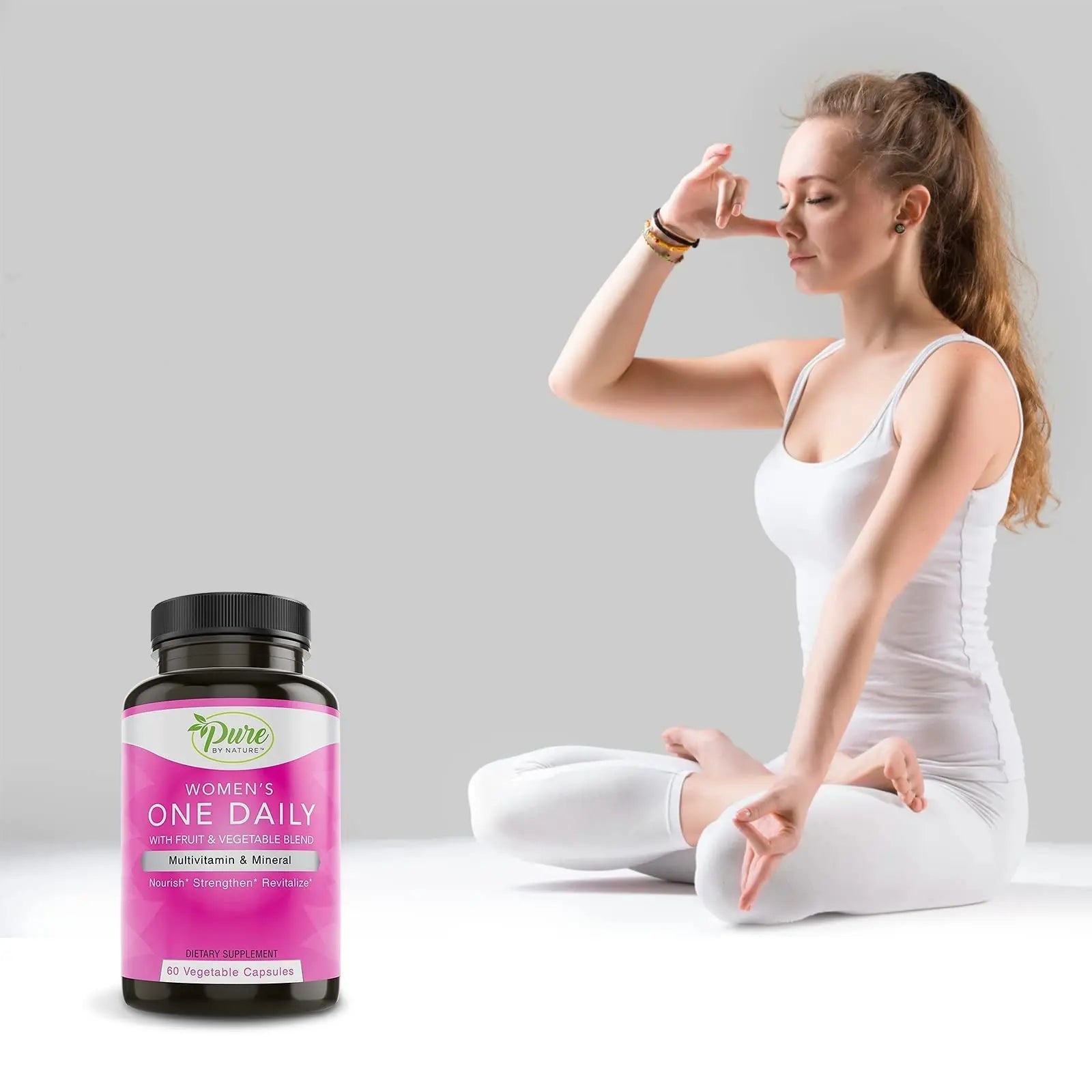 Pure By Nature One-Daily Multi-Vitamin for Women, 60 Count Pure By NatureAu supplements