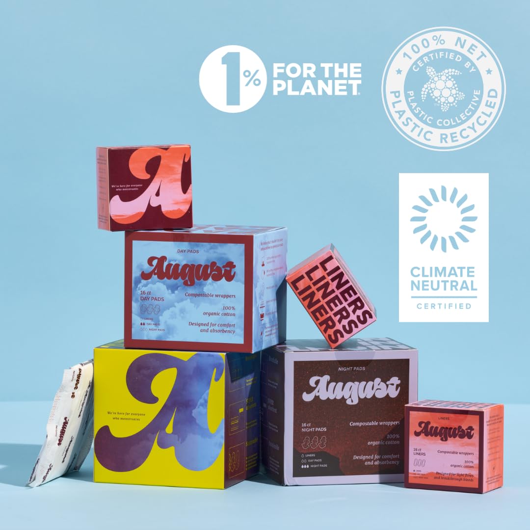 August Organic Cotton Tampons, Super tampons, BPA Free Long Applicators, Non-Toxic Organic AugustAu supplements