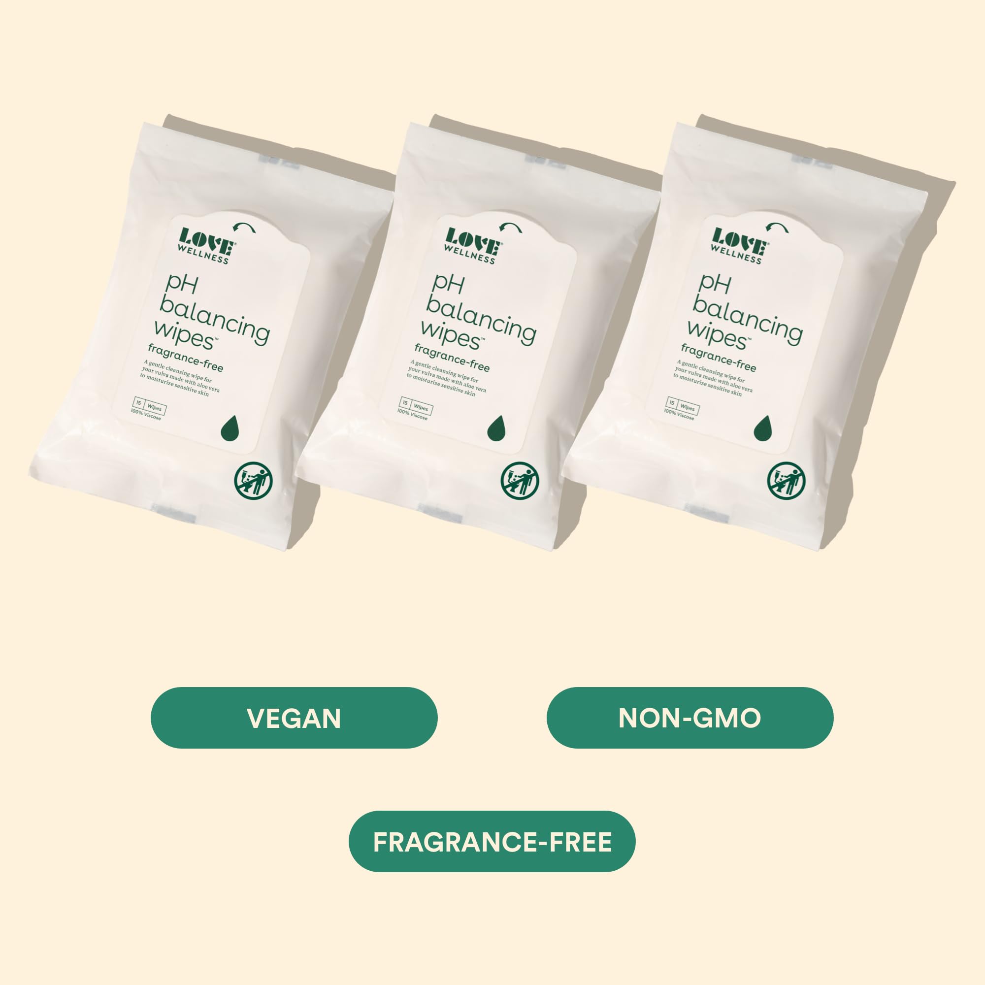 Love Wellness pH Balancing Wipes for Women | Feminine Hygiene for Cleansing with Aloe Vera Love WellnessAu supplements