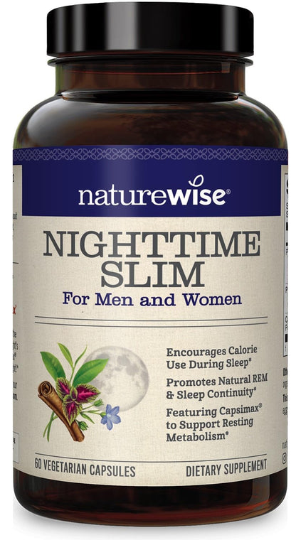 NatureWise Nighttime Slim with Capsimax - Natural Thermogenic Green Coffee Bean & Forskolin NatureWiseUS supplements