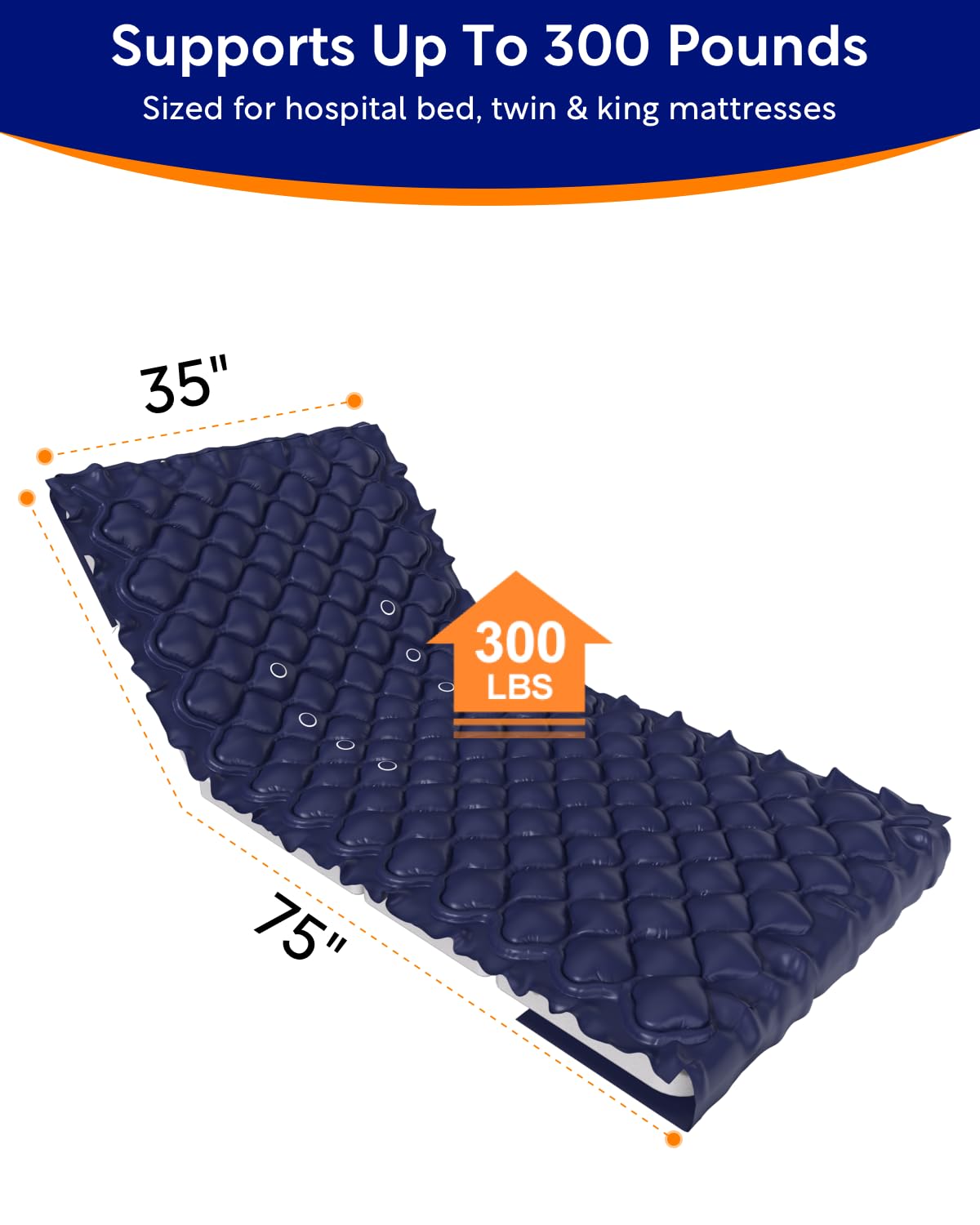 VOCIC Alternating Air Pressure Mattress Pad-with Micro Air Holes & Sleep Mode-Bed Sore VOCICAu supplements