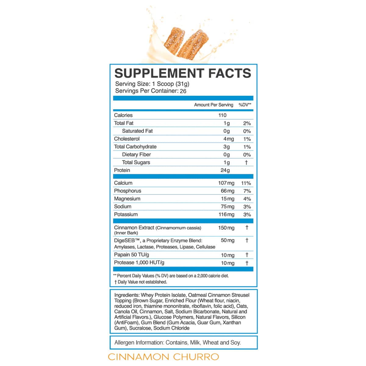 eFlow Nutrition 100% Whey Protein Isolate - Lactose-Free Digestive Enzymes Added eFlow NutritionUS supplements