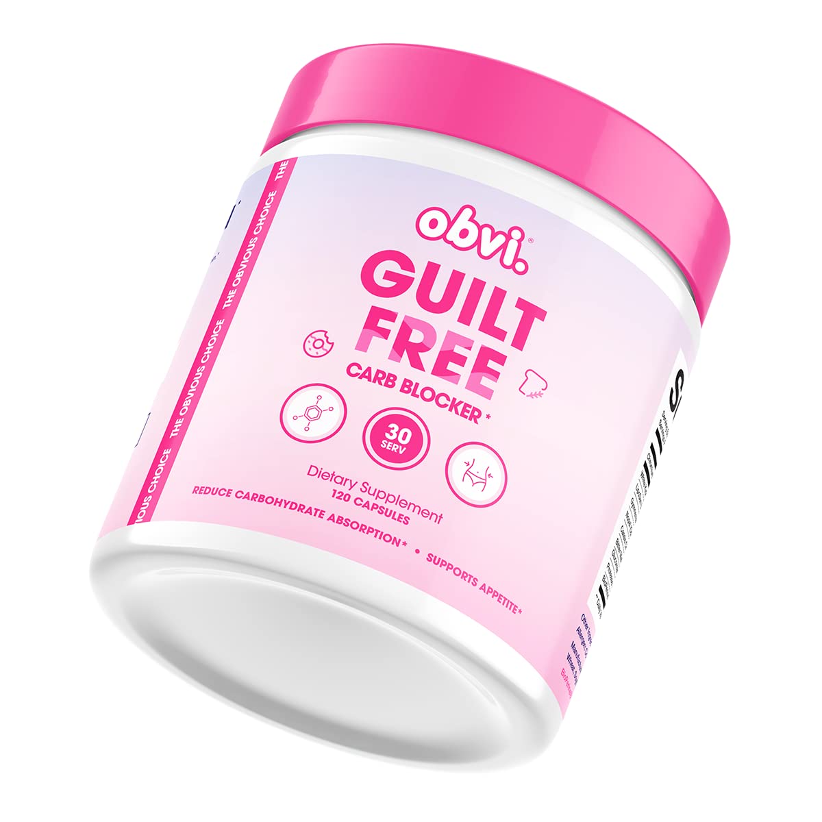 Obvi Guilt Free Carb Blocker, Block Carb Absorption, Support Weight Loss, Healthier Nails ObviUS supplements