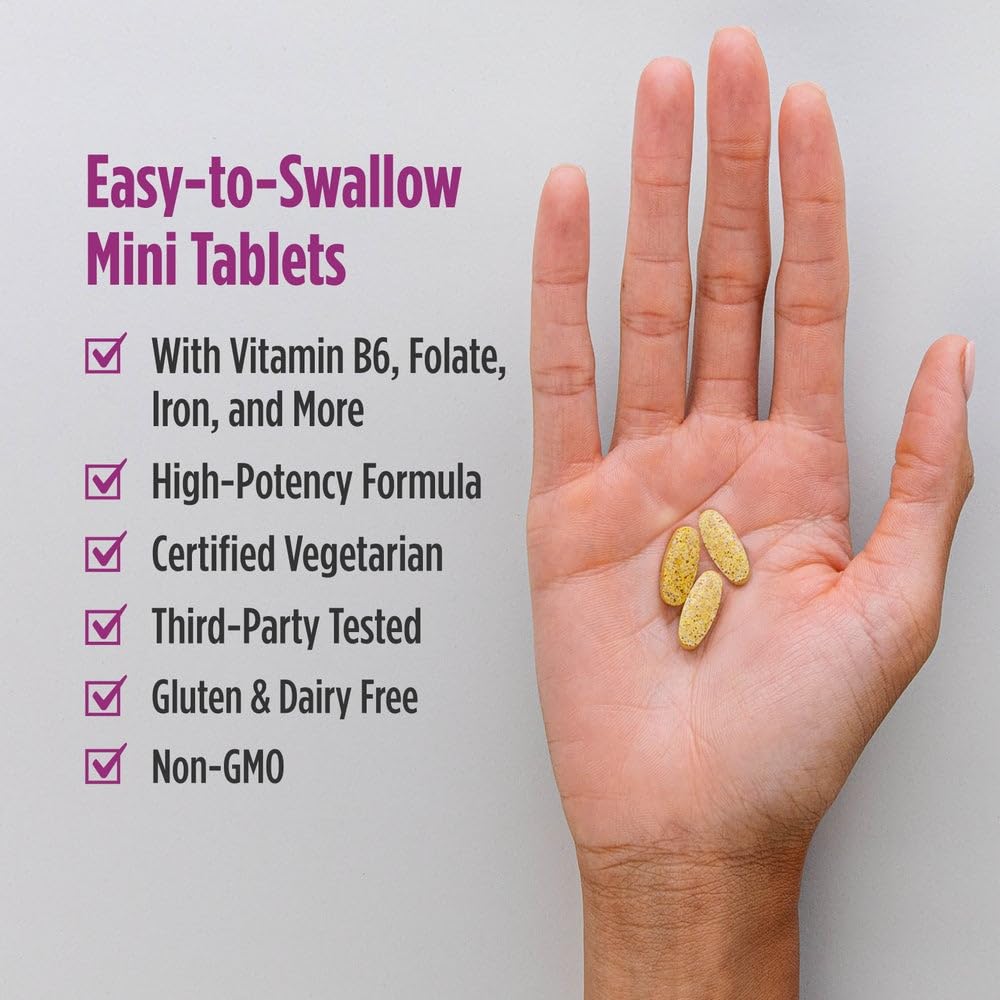 Nordic Naturals Vegetarian Prenatal Multivitamin Minis - 90 Easy to Swallow Tablets - Highly Absorbable Multivitamin and Mineral Supplement to Support Pregnancy - Non-GMO, 30 Servings Nordic NaturalsAu supplements