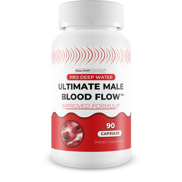 Pro Deep Water Ultimate Male Blood Flow - Improved Formula - Our Best Improved Blood Flow Supplement for Men - Advanced Blood Flow Support for Men - Our Best Circulation Supplement Alpha Boost Pills Happy Health MarketplaceAu supplements