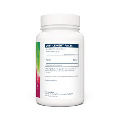 Renue By Science Fisetin | 90 Liposomal Fisetin Supplements - 150mg Fisetin per Serving | Senolytic Supplements | Bioavailable Formula for Increased Absorption | Non-GMO & Made in The USA Renue By ScienceUS supplements
