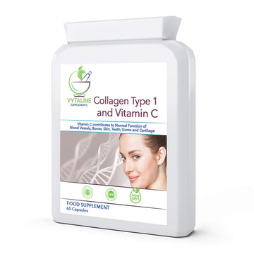 Marine Collagen Supplement for Women with Vitamin C - High Strength 600mg of Pure Hyaluronic VYTALINEAu supplements
