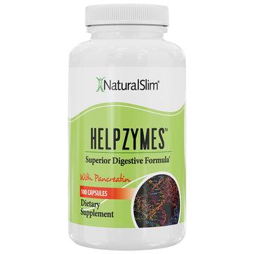 NaturalSlim Helpzymes Digestive Enzymes for Digestion, Bloating, Gas Reli NaturalSlimUS supplements